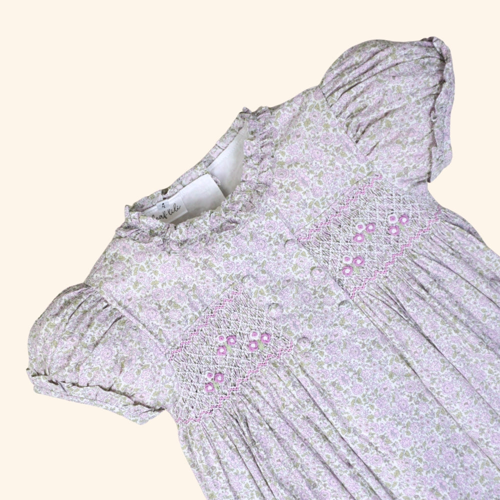 Leaf Lili Whispering Meadow Kids Dress - Audrey