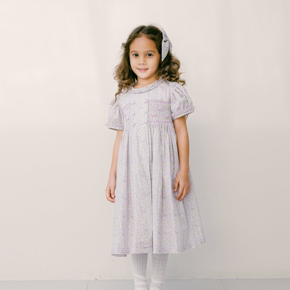 Leaf Lili Whispering Meadow Kids Dress - Audrey