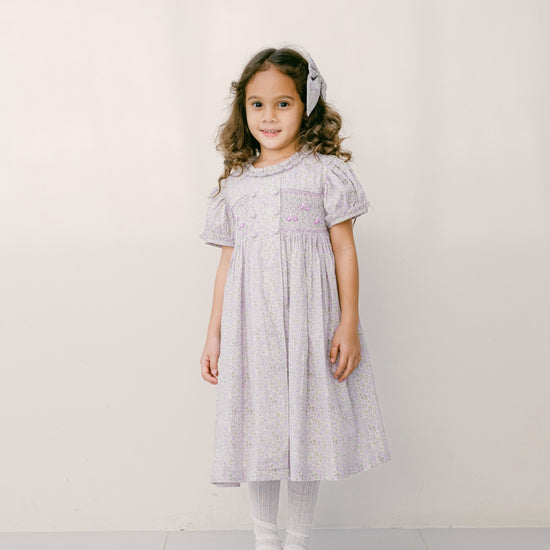 Leaf Lili Whispering Meadow Kids Dress - Audrey