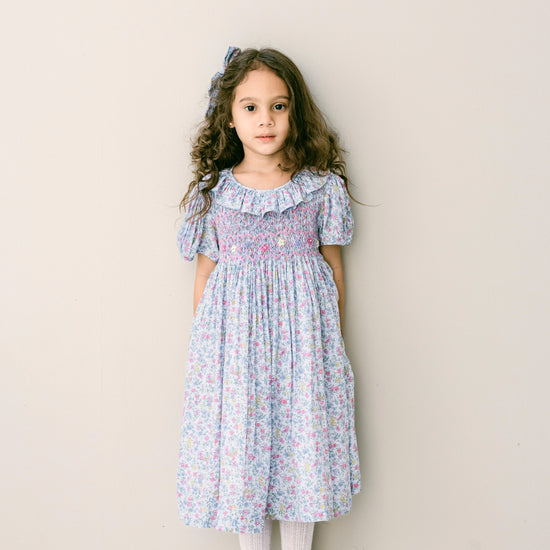 Leaf Lili Whispering Meadow Kids Dress - Fiona
