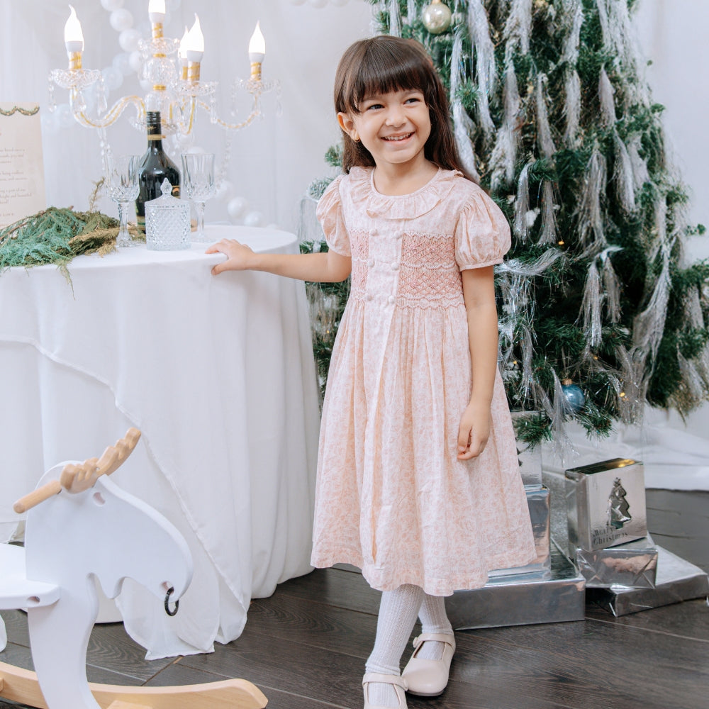 Leaf Lili Enchanted Bloom Kids Dress - Holly