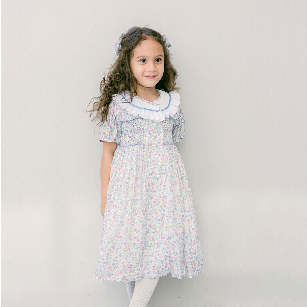Leaf Lili Whispering Meadow Kids Dress - Joanna