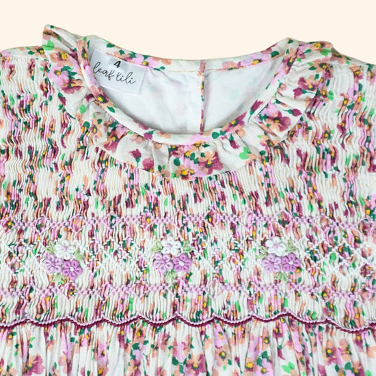 Leaf Lili Whispering Meadow Kids Dress - Bianca