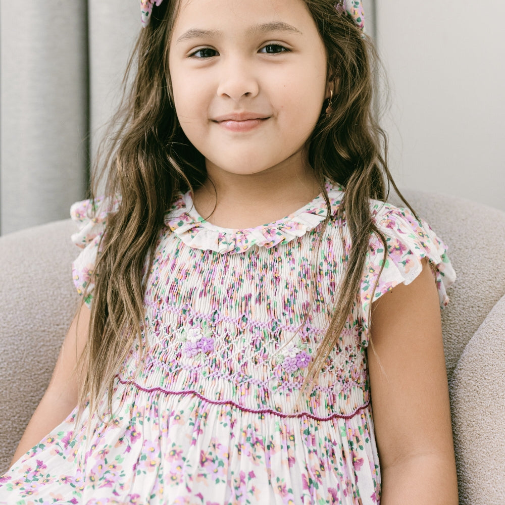 Leaf Lili Whispering Meadow Kids Dress - Bianca