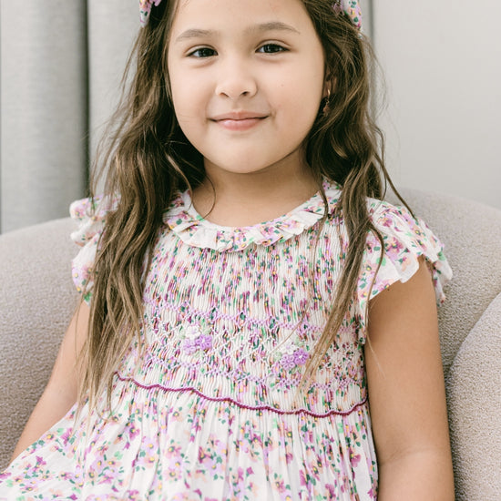 Leaf Lili Whispering Meadow Kids Dress - Bianca