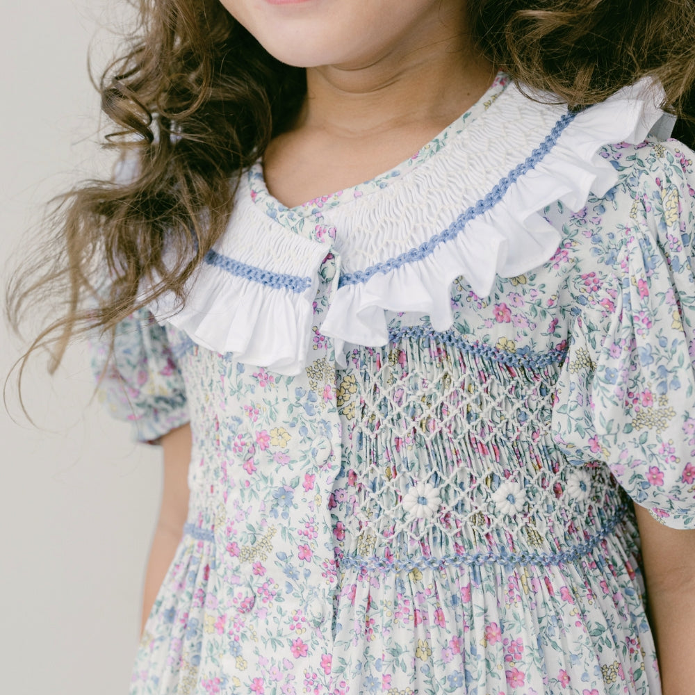 Leaf Lili Whispering Meadow Kids Dress - Joanna