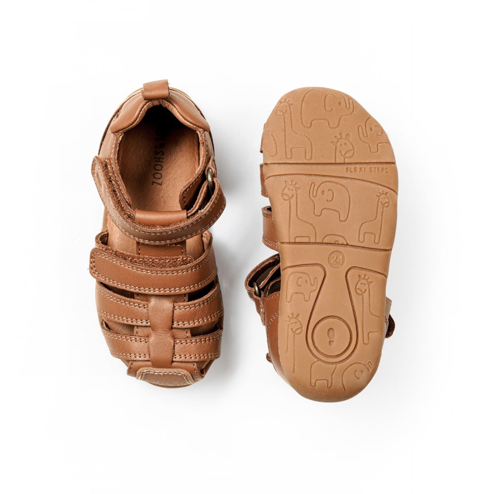 Olishooz Sandals Elvo - Honey Caramel