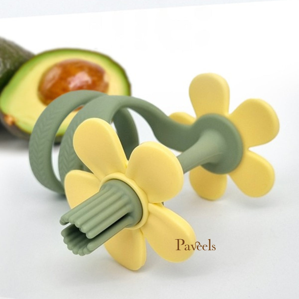 Mamas Tem Serpent Bloom Teether with Case