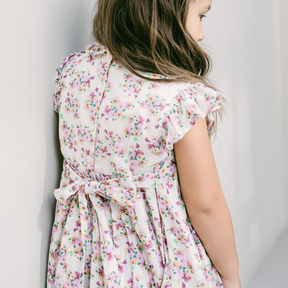 Leaf Lili Whispering Meadow Kids Dress - Bianca
