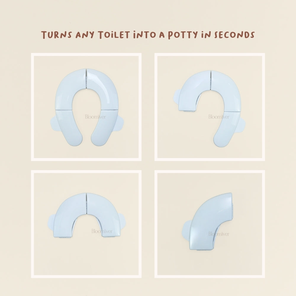Bloomiver Fold-and-Go Portable Potty Seat