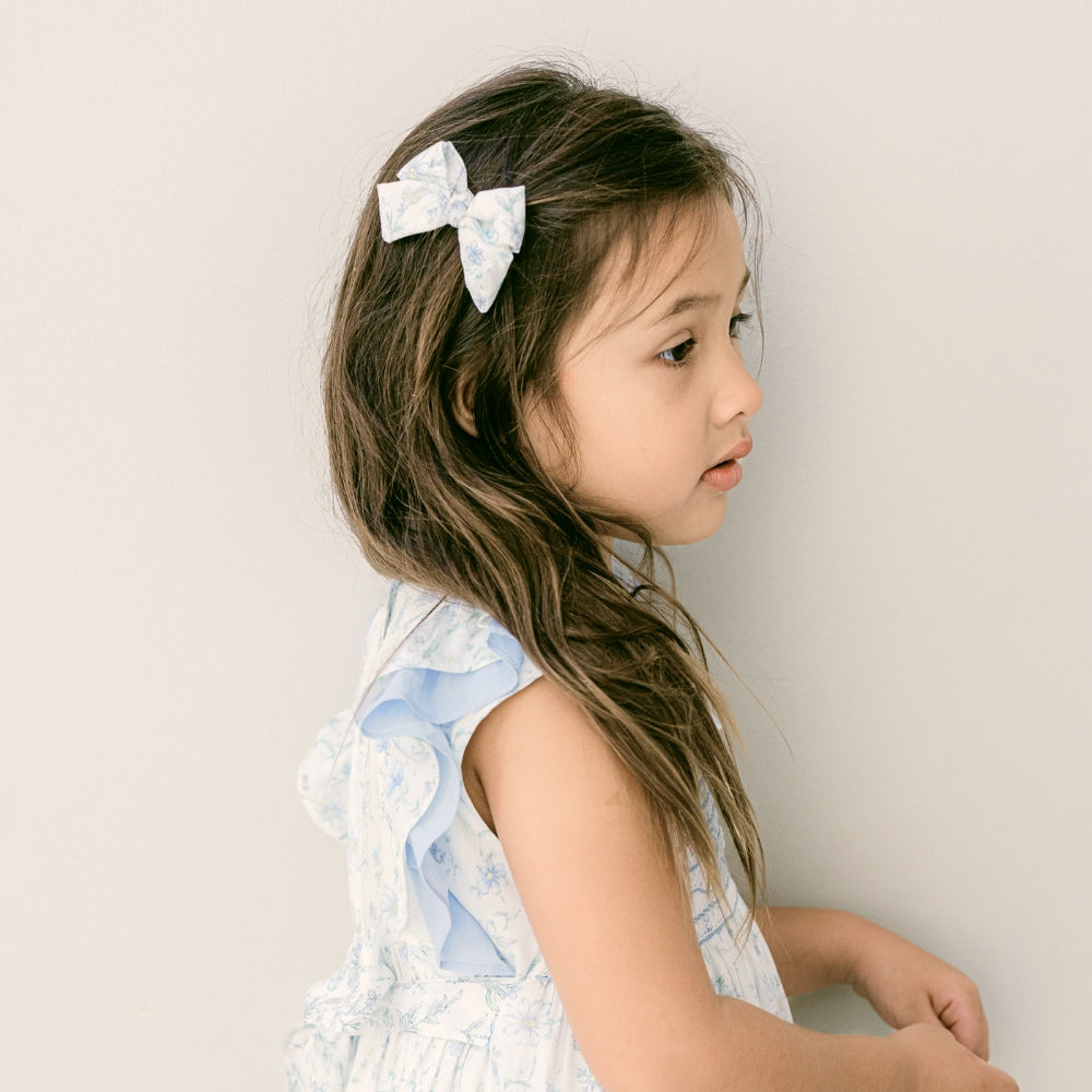 Leaf Lili Whispering Meadow Kids Hair Accessories - Medium Classic Tail Bow Set