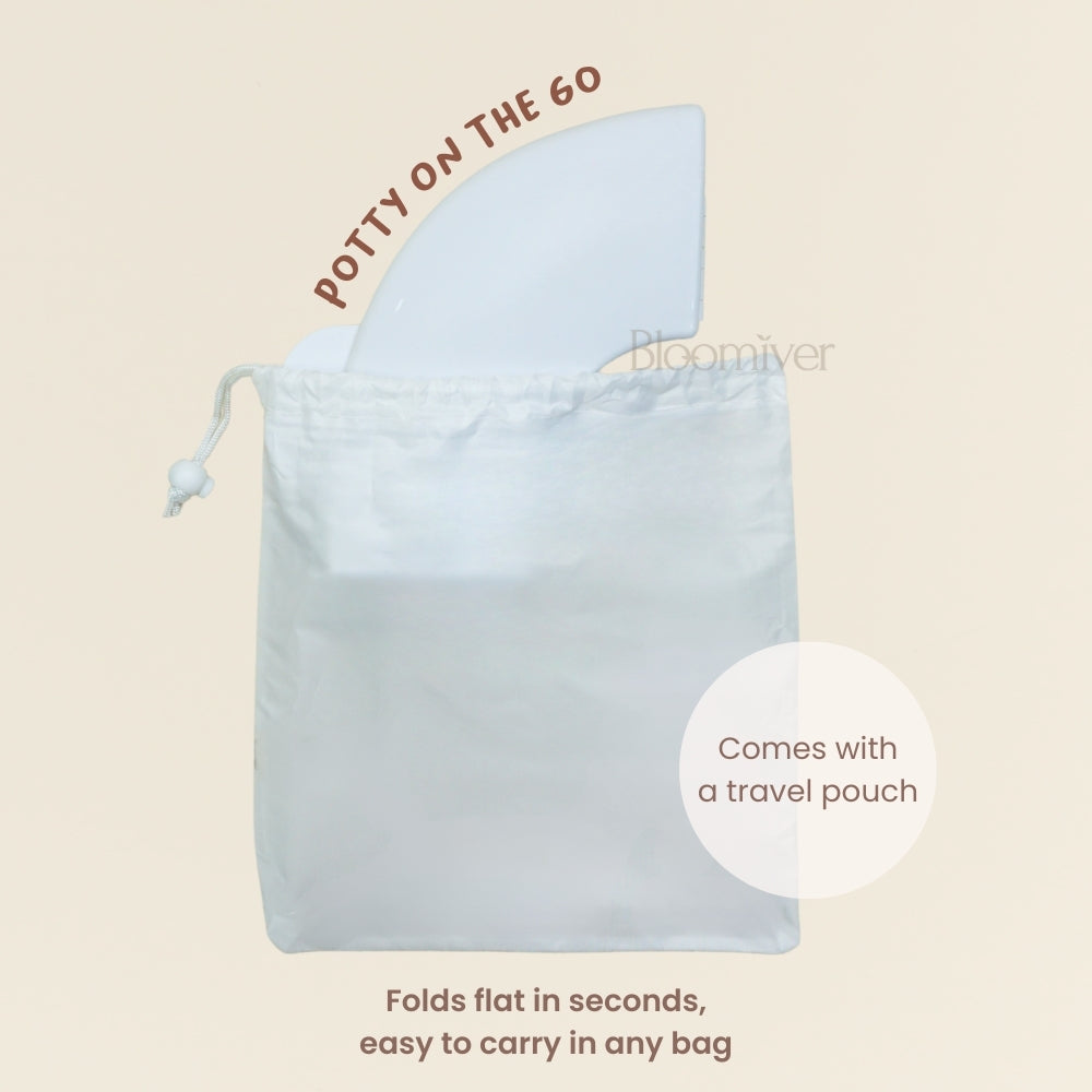 Bloomiver Fold-and-Go Portable Potty Seat