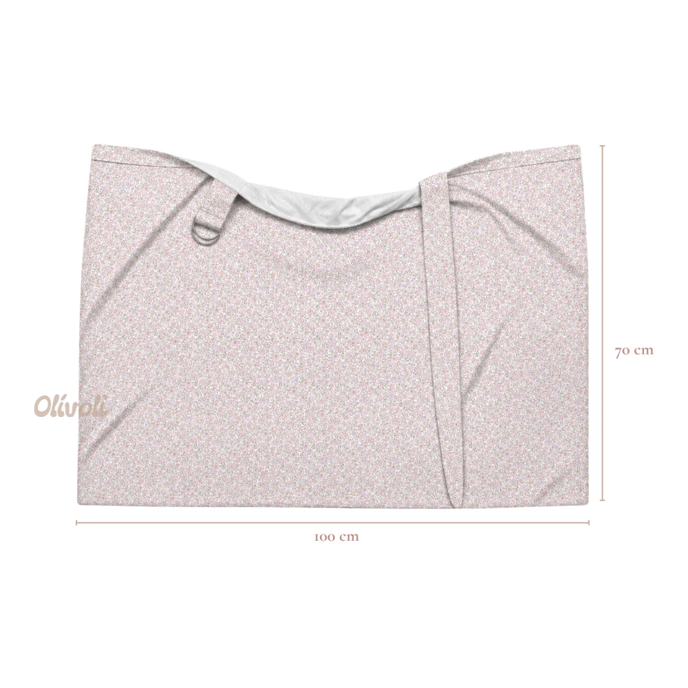 Olivoli Signature Nursing Cover - Fleur Rosee