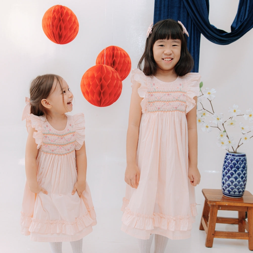 Leaf Lili Golden Bloom Kids Dress - Arabella