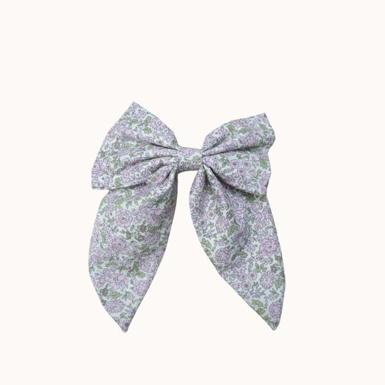 Leaf Lili Whispering Meadow Kids Hair Accessories - Long Tail Hair Bow