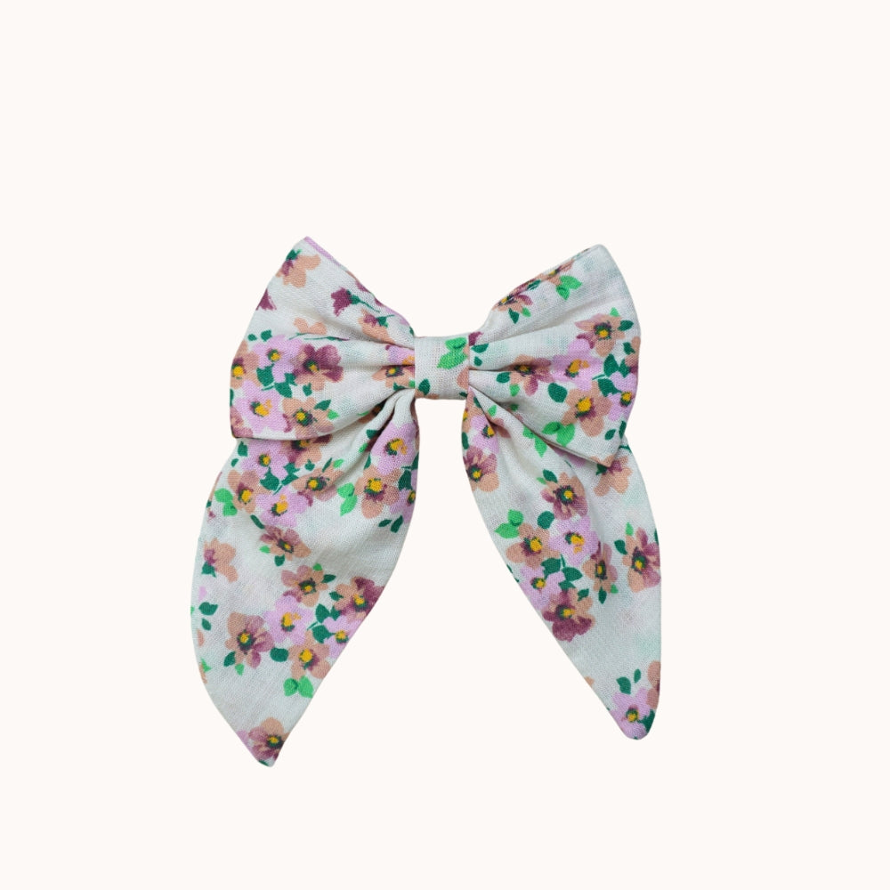 Leaf Lili Whispering Meadow Kids Hair Accessories - Long Tail Hair Bow