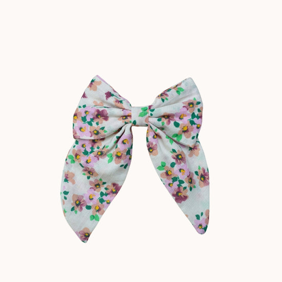 Leaf Lili Whispering Meadow Kids Hair Accessories - Long Tail Hair Bow