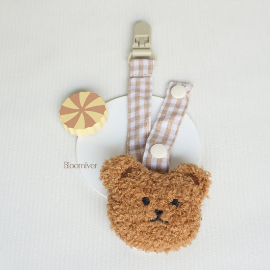 Bloomiver Pacifier Clip Bear