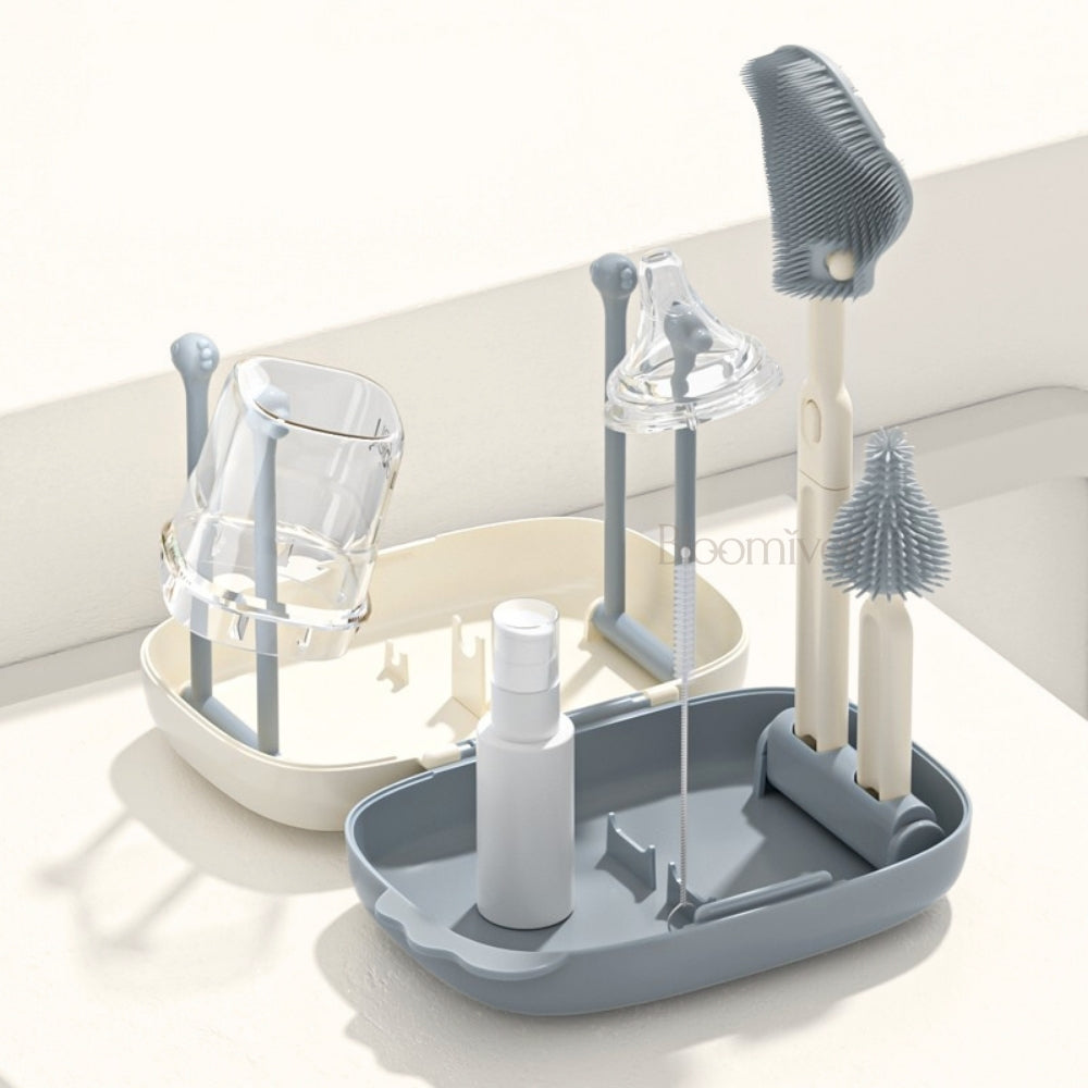 Bloomiver Portable Drying Rack and Bottle Cleaning Kit