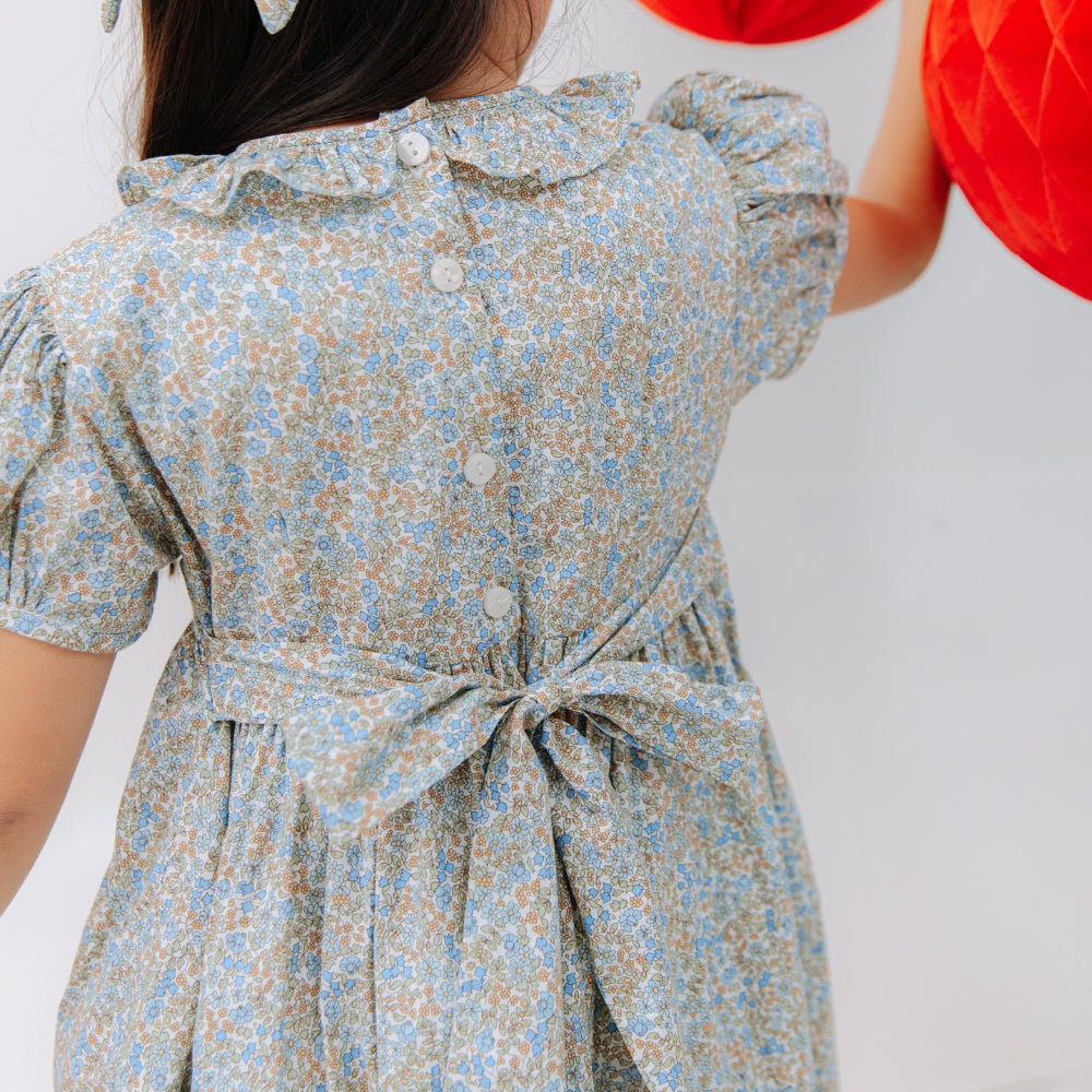 Leaf Lili Golden Bloom Kids Dress - Denise Liberty™