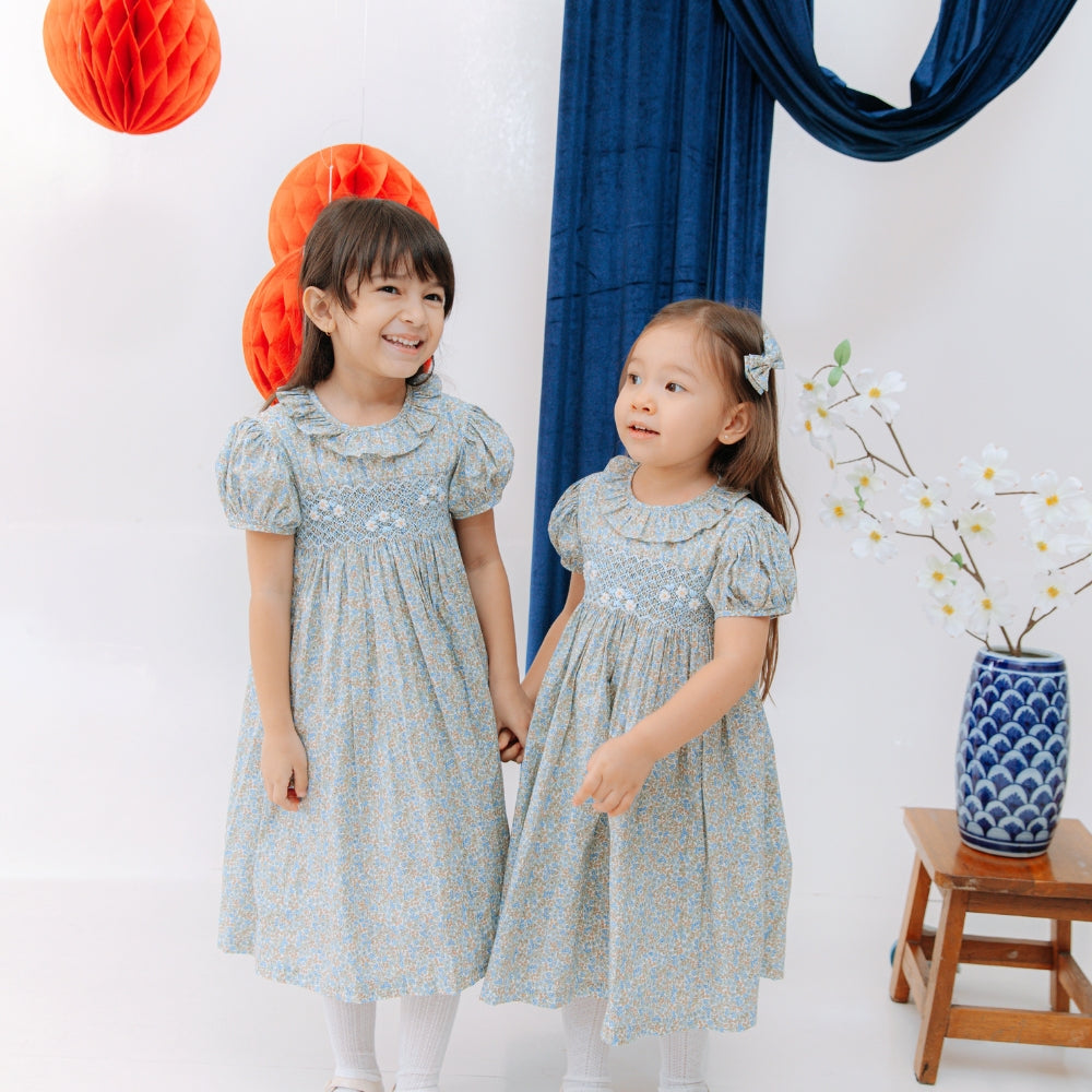 Leaf Lili Golden Bloom Kids Dress - Denise Liberty™ – Paveels