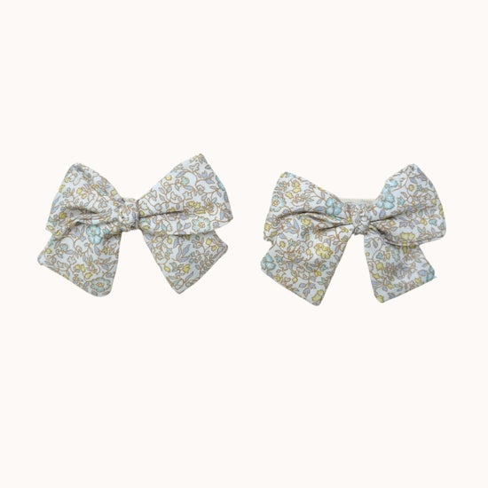 Leaf Lili Whispering Meadow Kids Hair Accessories - Medium Classic Tail Bow Set