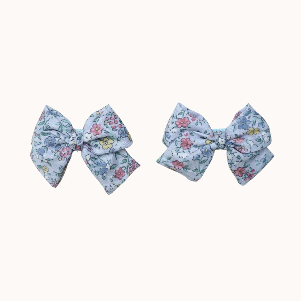 Leaf Lili Whispering Meadow Kids Hair Accessories - Medium Classic Tail Bow Set