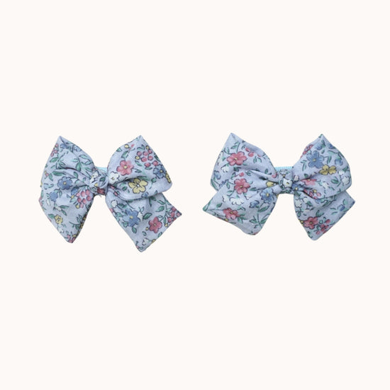 Leaf Lili Whispering Meadow Kids Hair Accessories - Medium Classic Tail Bow Set
