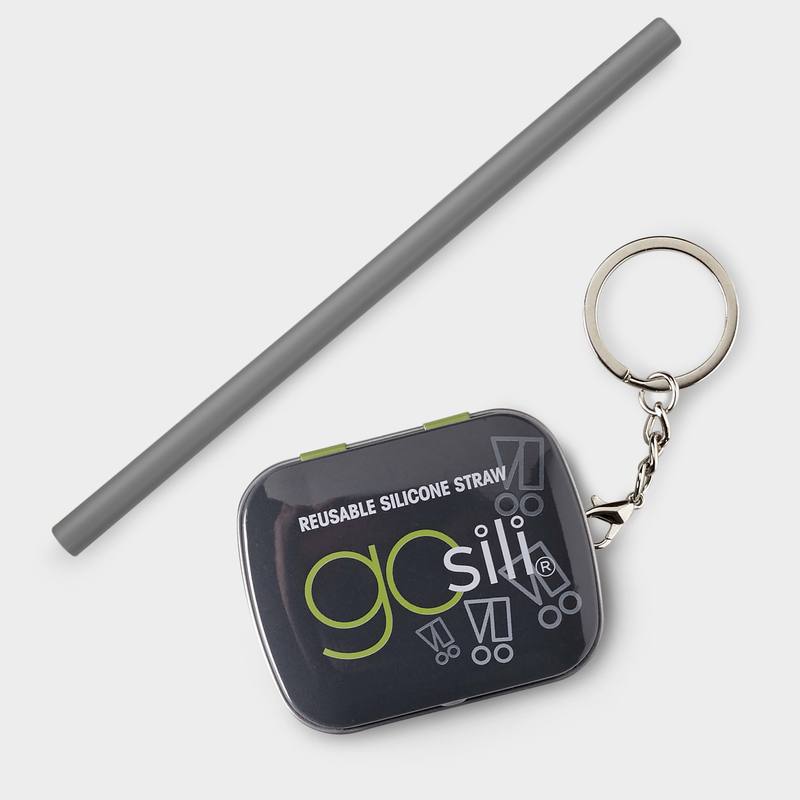 GoSili Portable Keychain Standard Silicone Straw