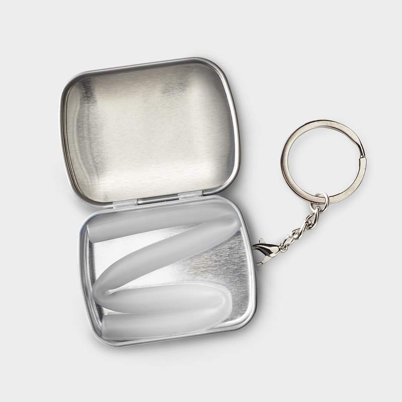 GoSili Portable Keychain Standard Silicone Straw
