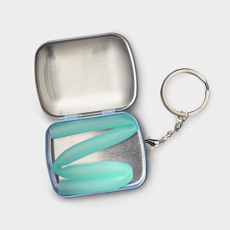 GoSili Portable Keychain Standard Silicone Straw