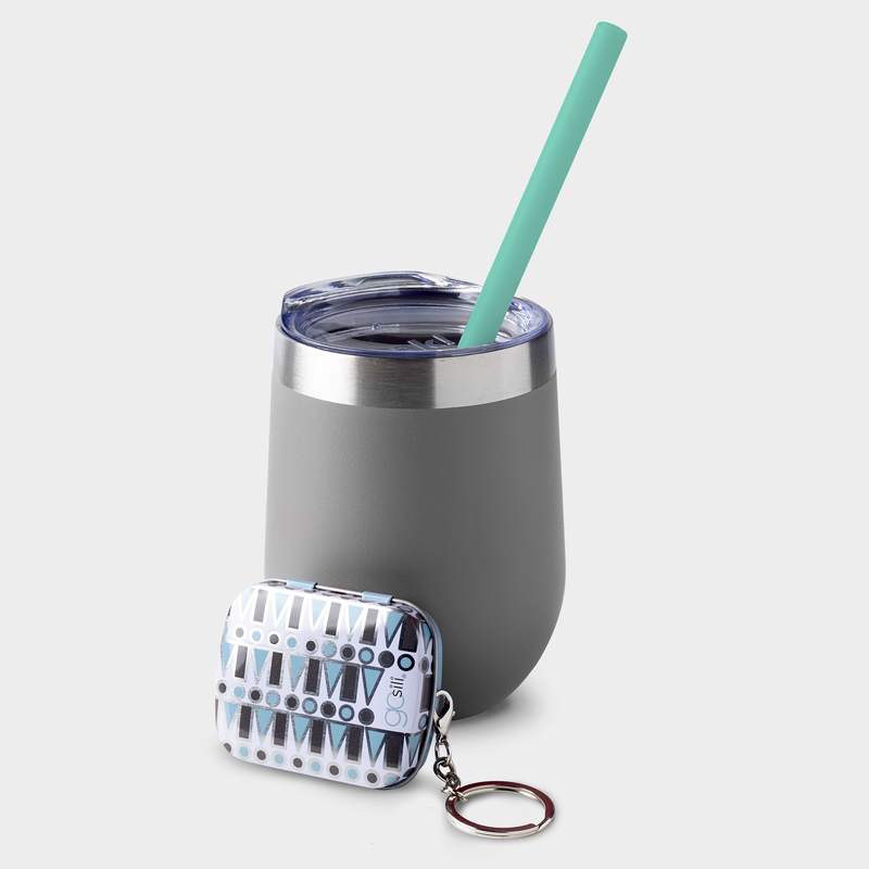 GoSili Portable Keychain Standard Silicone Straw