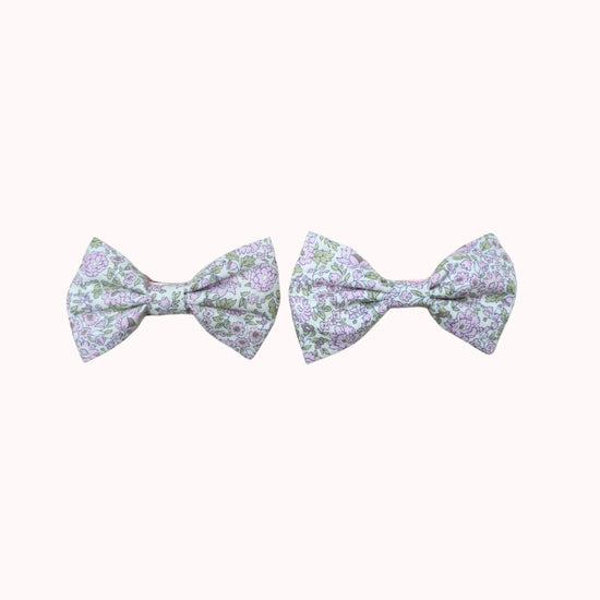 Leaf Lili Whispering Meadow Kids Hair Accessories - Medium Classic Bow Set