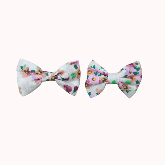 Leaf Lili Whispering Meadow Kids Hair Accessories - Medium Classic Bow Set