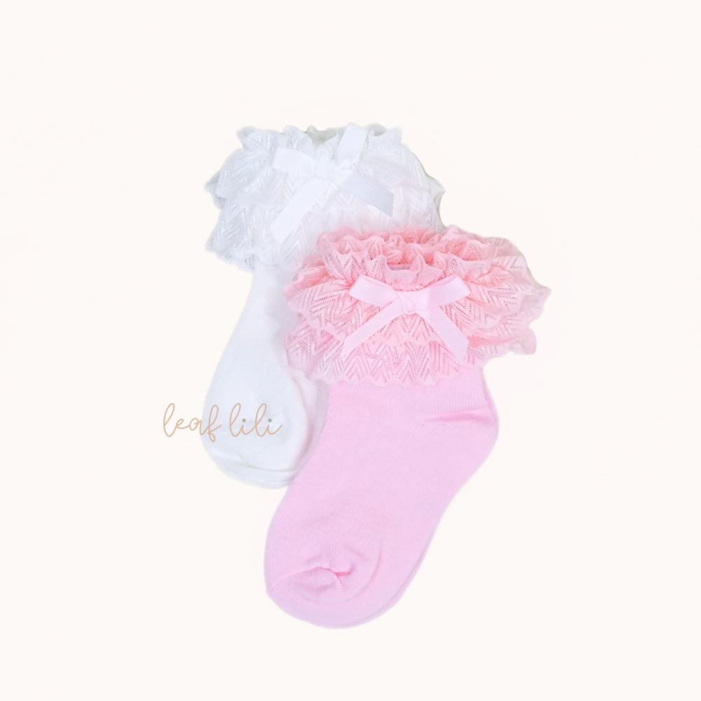 Leaf Lili Mia Lace Socks