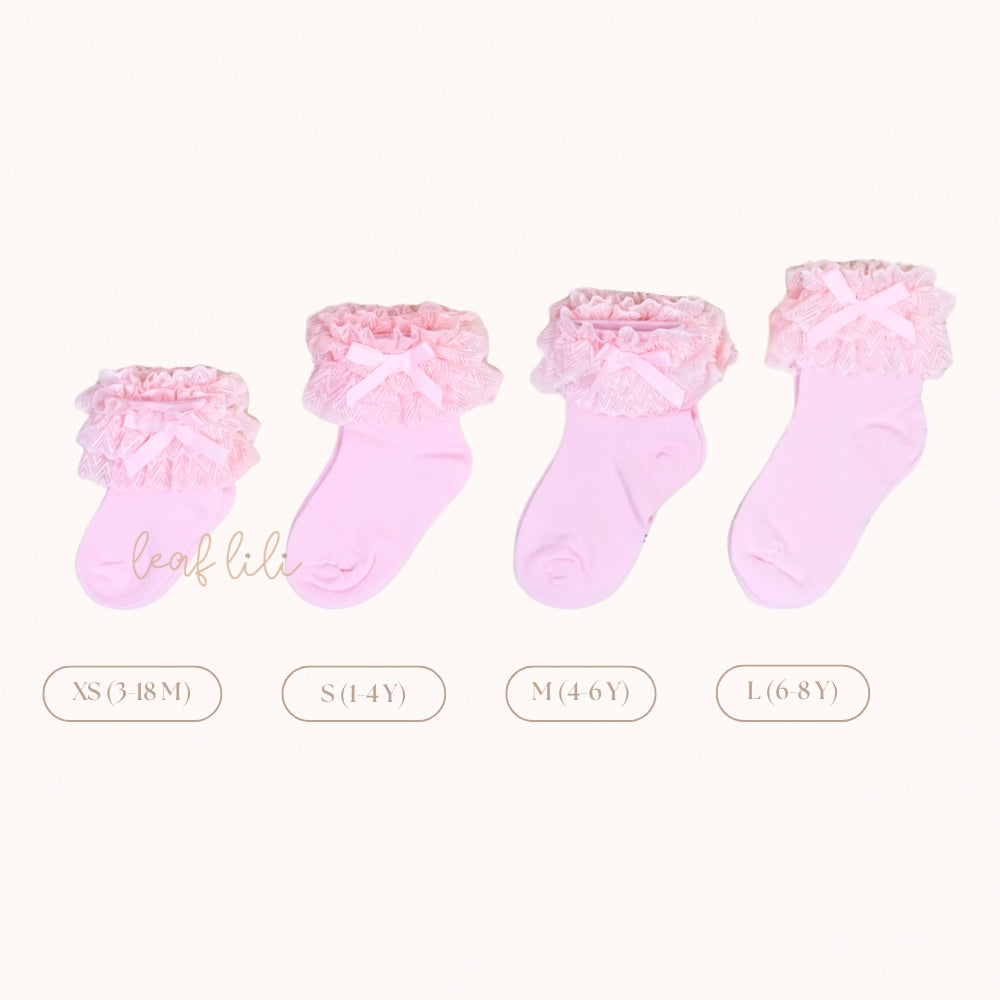 Leaf Lili Mia Lace Socks