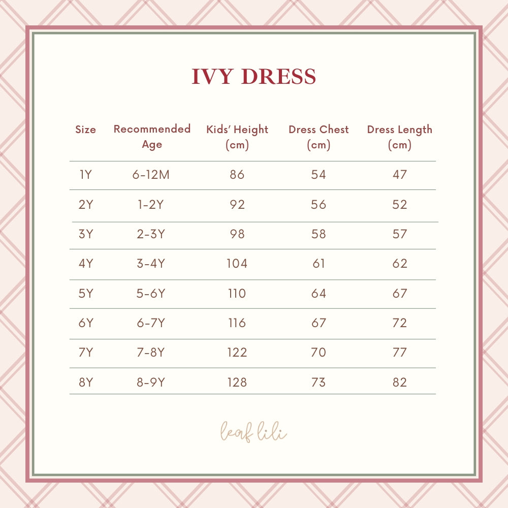 Leaf Lili Enchanted Bloom Kids Dress - Ivy