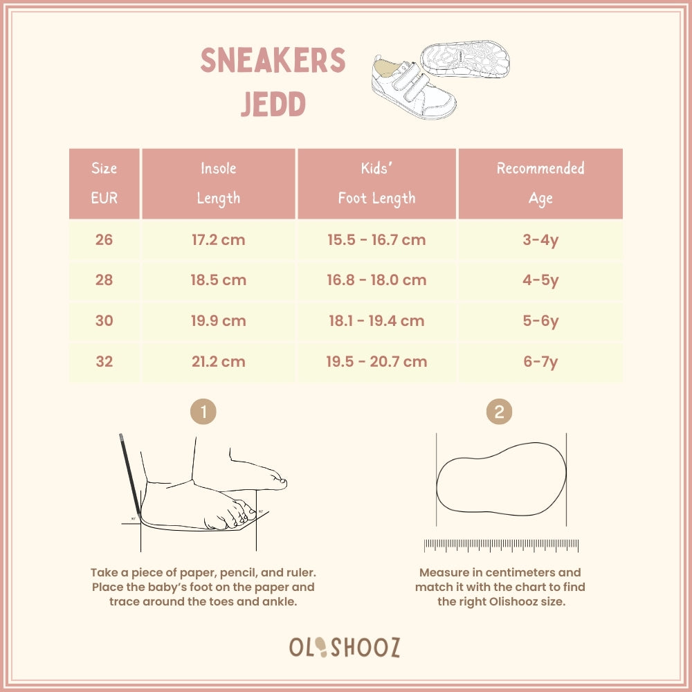 Olishooz Kids Sneakers Jedd - Pearl Blush